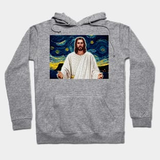 Jesus Van Gogh Paint Hoodie